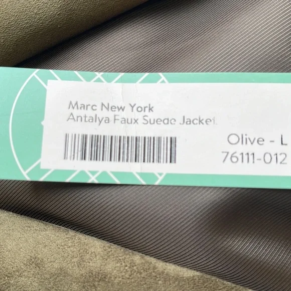 NWT Marc New York size large anTalia jacket in Olive L - Picture 7 of 7